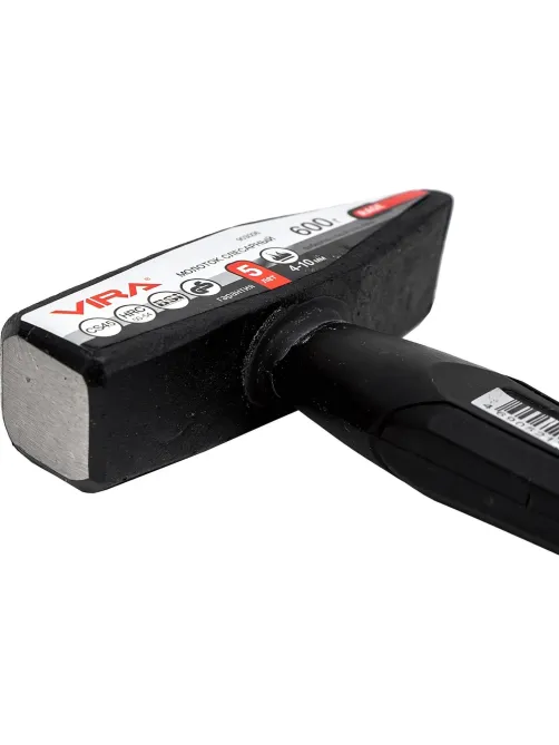 Молоток слесарный 600 г фибергласовая ручка VIRA RAGE 903006