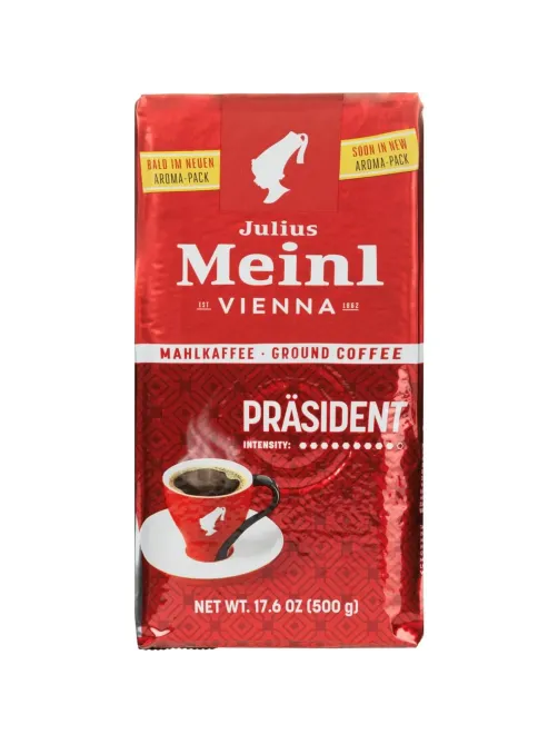 Кофе Julius Meinl Президент молотый, 500гр 89/98735