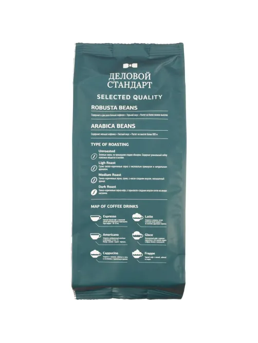 Кофе Деловой Стандарт Aroma Americano молотый натуральный жареный, 250г