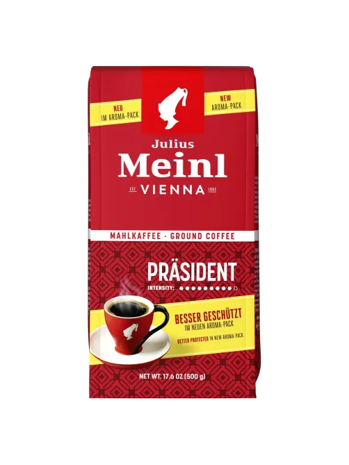 Кофе Julius Meinl Президент молотый, 500гр 89/98735