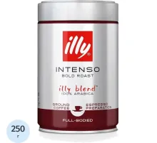 Кофе молотый ILLY intenso, арабика, темная обжарка, 250гр