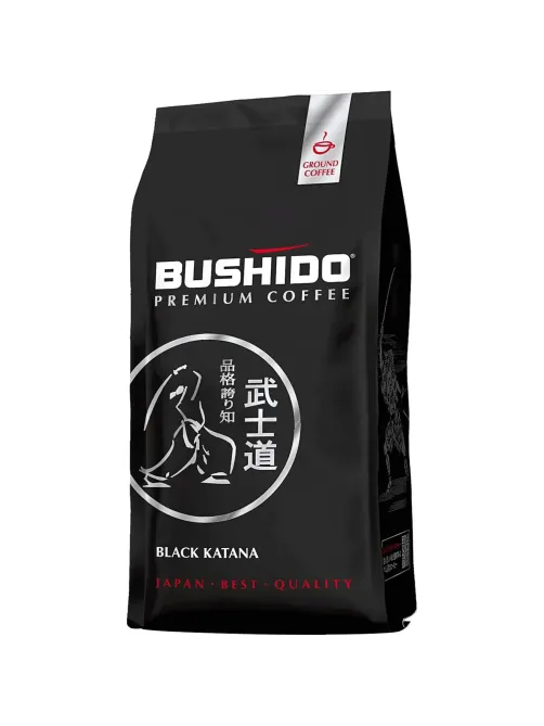 Кофе Bushido Black Katana молотый, 227г пакет