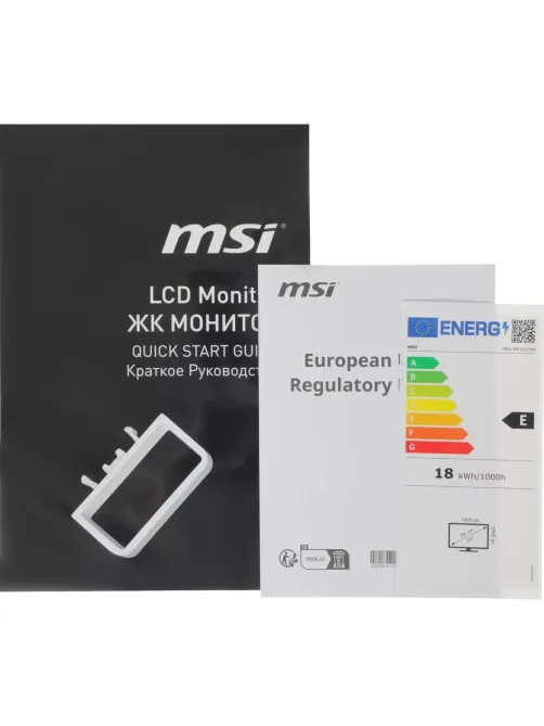 Монитор MSI PRO MP243XW 23.8 FHD/IPS/1ms/HDMI/DP/100Гц/White