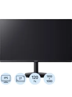 Монитор Acer (UM.HX2CD.G02)27/FHD/IPS/120Hz/250cd/1ms/HDMI/VGA