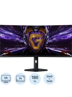 Монитор Xiaomi Curved G34WQi 2026 34/WQHD/180Hz/DPx2/HDMIx2/(ELA6650RU)
