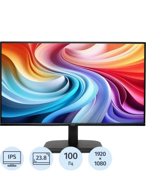Монитор Acer EK241YGbi (UM.QE1CD.G01)23,8/FHD/IPS/120Hz/250cd/1ms/HDMI/VGA