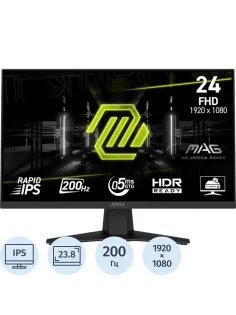 Монитор MSI MAG 244F 23,8 FHD IPS HDMI 2.0,1xDP 1.2, Tilt,200HZ,Black
