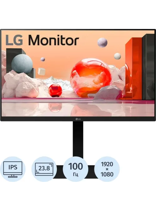 Монитор LG 23.8 24BA450-B IPS/FHD/100Гц/5 ms//HDMI,/DP