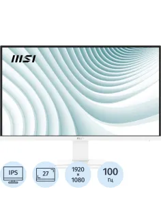 Монитор MSI PRO MP273AW 27 FHD/IPS/HDMI/DP/D-Sub/100Гц/бел