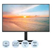 Монитор Philips (24E1N1300AE)23.8/FHD/IPS/100Hz/250cd/1ms/HDMI