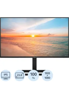 Монитор Philips (24E1N1300AE)23.8/FHD/IPS/100Hz/250cd/1ms/HDMI