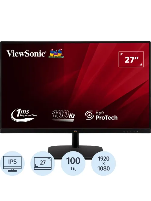 Монитор ViewSonic 27 VA2732-H-2 FHD/IPS/250cd/100Гц/VGA/HDMI/черный