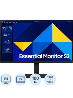 Монитор Samsung (LS24D300GAIXCI)24/FHD/IPS/100Hz/250cd/5ms/HDMI/D-SUB