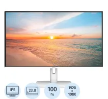 Монитор 23.8 PHILIPS 24E1N1100AW WHITE (IPS,FHD,120Hz,HDMI (AC ext)