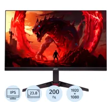 Монитор Acer Nitro (UM.QV0CD.101)23,8/FHD/IPS/200Hz/250cd/0,5ms/HDMI/DP