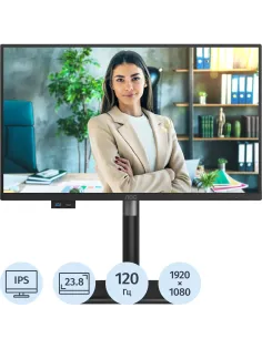 Монитор AOC 23,8 FHD,IPS 300cd,VGA, HDMI, DP(24P4U)