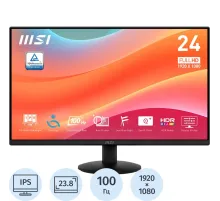 Монитор MSI 23,8 PRO MP242L Black IPS, 1920x1080 100Hz, HDMI, DP, Tilt