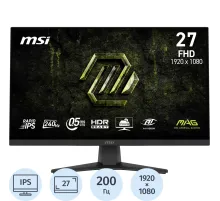 Монитор MSI MAG 272F 27 IPS/QHD/200Hz/0,5ms/HDMI/DP/300сd