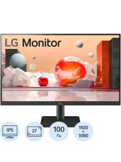 Монитор LG (27MS500-B)27/FHD/IPS/100Hz/250cd/5ms/HDMI