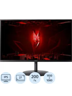 Монитор Acer Nitro (UM.HX0CD.102)27/FHD/IPS/200Hz/250cd/1ms/HDMI/DP