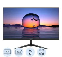 Монитор CBR MF-2401(LCD-MF2401-OPC)23.8/FHD/VA/75Hz/230cd/5ms/HDMI/VGA