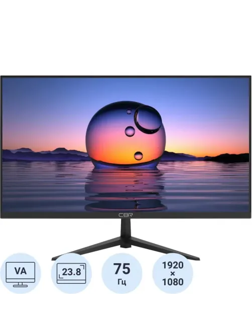 Монитор CBR MF-2401(LCD-MF2401-OPC)23.8/FHD/VA/75Hz/230cd/5ms/HDMI/VGA