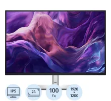 Монитор Dell 24.07 P2425E IPS 16:10 HDMI HAS Piv1920x1200 100Hz DP WU USB