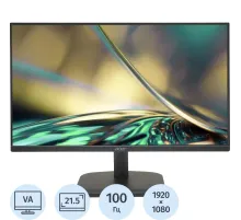 Монитор Acer (UM.WE1CD.H01)21,5/FHD/VA/100Hz/250cd/1ms/HDMI/VGA