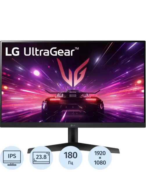 Монитор LG 23.8 24GS60F-B IPS FHD HDMI DP 180Hz 300cd Ex