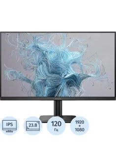 Монитор 23.8 PHILIPS 24E2N2100 Black (IPS, FHD, 120Hz, 1 ms, HDMI)
