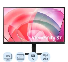 Монитор Samsung 27 S7 S27D700EAUXEN 4K/IPS/60Гц/HDMI/DP/USB/черный