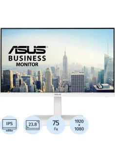 Монитор ASUS VA24EQSB-W (90LM0562-B03170) 23.8/FHD/IPS/75Hz/300cd/5ms/HDMI
