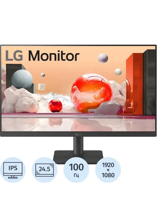 Монитор LG (25MS500-B)24,5/FHD/IPS/100Hz/250cd/5ms/HDMI