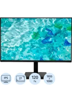 Монитор Acer 27 Vero V277Gbipv (UM.HV7CD.G04)16:9, IPS,FHD,120Hz, VGA ,HDMI