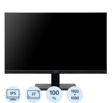 Монитор Acer Vero (UM.HV7CD.G02)27/FHD/IPS/120Hz/250cd/4ms/HDMI/DP/VGA