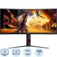 Монитор AOC CU34G4 34 UWQHD/1500R/21:9/VA/180Гц/300cd/HDMI/DP/HAS/черн