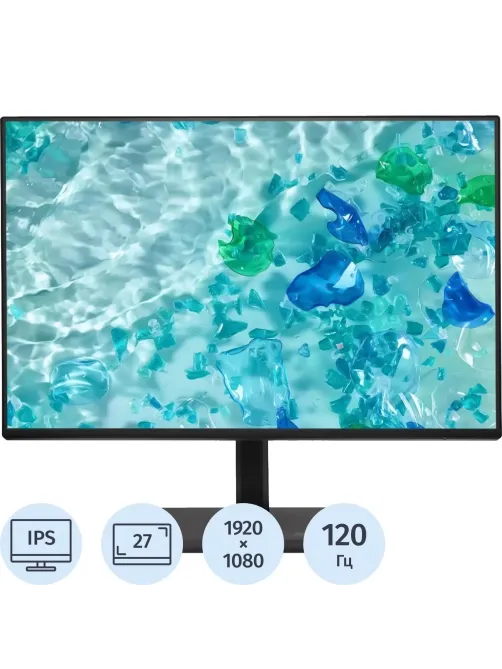 Монитор Acer B277Gbmiprzxv 27 FHD/IPS/120Гц/HDMI/DP/черн(UM.HB7CD.G03)