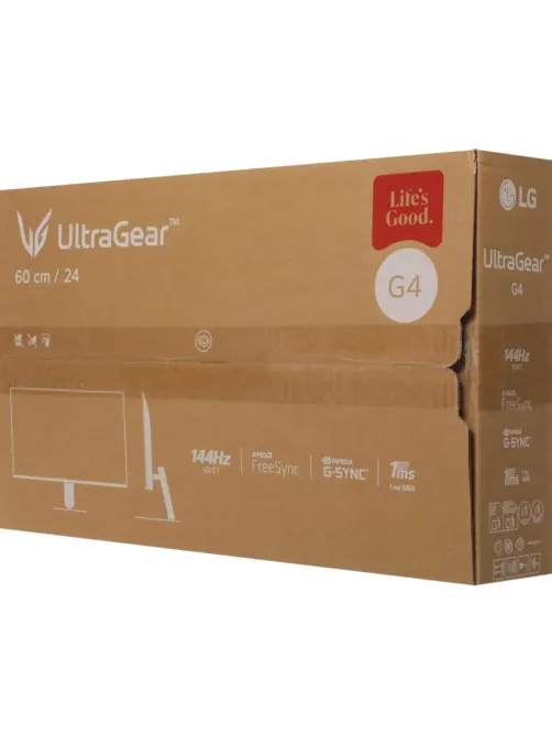 Монитор LG 23.8 UltraGear 24G411A-B FHD/IPS/250cd/144Гц/HDMI/DP/черный