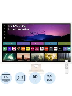 Монитор LG (32SR50F-W)31,5/FHD/IPS/60Hz/250cd/5ms/HDMI