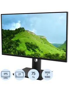 Монитор VALDAY RN27AVB (27/IPS/FHD/75Hz/HDMI/2xDP/VGA/VESA/Черный)