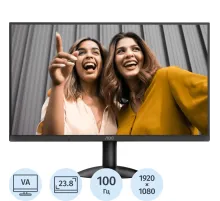 Монитор 23.8 AOC 24B30HM2 Black (VA, FHD, 120Hz, 4000:1, HDMI(AC ext))