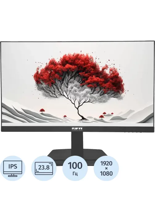 Монитор RDW Computers 23.8 RDW2401K IPS 4ms HDMI VGA DP FHD 4.185кг (RUS)