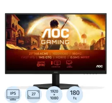 Монитор AOC 27G42E 27 FHD/IPS/180Гц/300cd/2xHDMI/DP/черный