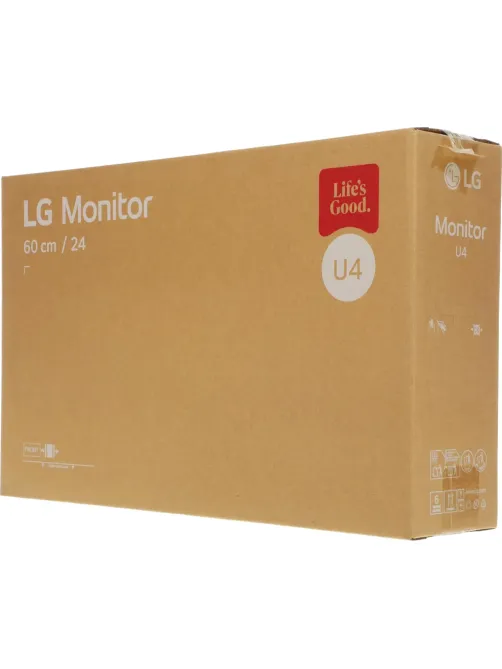 Монитор LG 23.8 24U411A-B FHD/IPS/250cd/120Гц/HDMI/VGA/черный