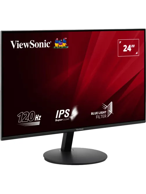 Монитор ViewSonic 23.8 VA24E1-H FHD/IPS/120Гц/HDMI/VGA/черный