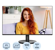 Монитор AOC (24B3HA2)23.8/FHD/IPS/100Hz/250cd/4ms/HDMI/VGA