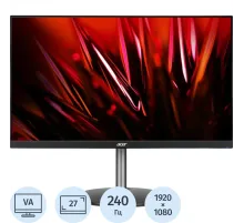 Монитор Acer Nitro (UM.HX3CD.X01)27/WQHD/VA/240Hz/350cd/0,5ms/HDMI/DP
