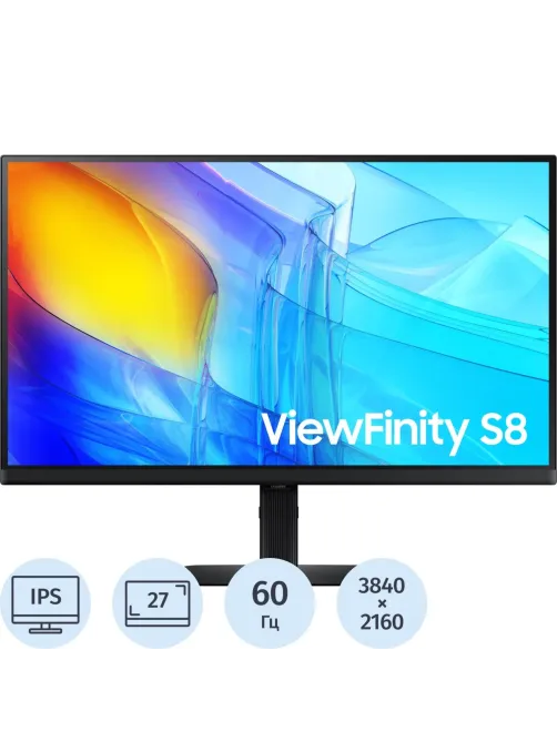 Монитор Samsung S27D800EAI 27 Wide LCD 4K, 350 cd/m2, LS27D800EAIXCI