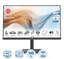 Монитор MSI MD272XP(9S6-3PB19H-232)27/FHD/IPS/100Hz/300cd/4ms/HDMI/DP