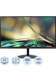 Монитор Acer 27 SA272UG0bmiipx (UM.HS2CD.011) IPS,2560x1440,120Hz,HDMI,DP